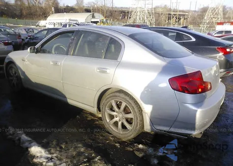 2006 Infiniti G35X z USA, uszkodzony, nr VIN JNKCV51F76M601677